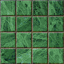 A tile consisting of green marble tiles